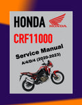 Honda AFRICA TWIN CRF 1100 A/4/D/4 2020-2023 Full Manual Set – Repair & Maintenance Manual and Spare Parts Catalog and User Handbook