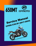 CFMoto 650MT CF650-3/3C/3F 2017-2024 Full Manual Set – Repair & Maintenance Manual and Spare Parts Catalog and User Handbook