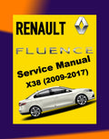 Renault FLUENCE 2009-2017 Full Manual Set – Repair & Maintenance Manual