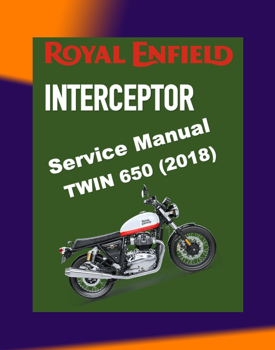 Royal Enfield INTERCEPTOR TWIN 650 2018-2023 Full Manual Set – Repair & Maintenance Manual and User Handbook