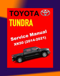 Toyota TUNDRA XK50 2014-2021 Full Manual Set – Repair & Maintenance Manual