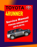 Toyota 4RUNNER TRN280 GRN280-285 2010-2016 Full Manual Set – Repair & Maintenance Manual