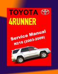 Toyota 4RUNNER N210 2003-2009 Full Manual Set – Repair & Maintenance Manual