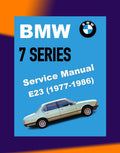 BMW 728-745i E23 1977-1986 Full Manual Set – Service Repair Workshop Manual