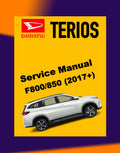 Daihatsu TERIOS F800/F850 2017+ Full Manual Set – Repair & Maintenance Manual