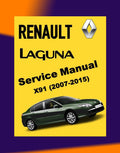 Renault LAGUNA III 2007-2015 Full Manual Set – Repair & Maintenance Manual