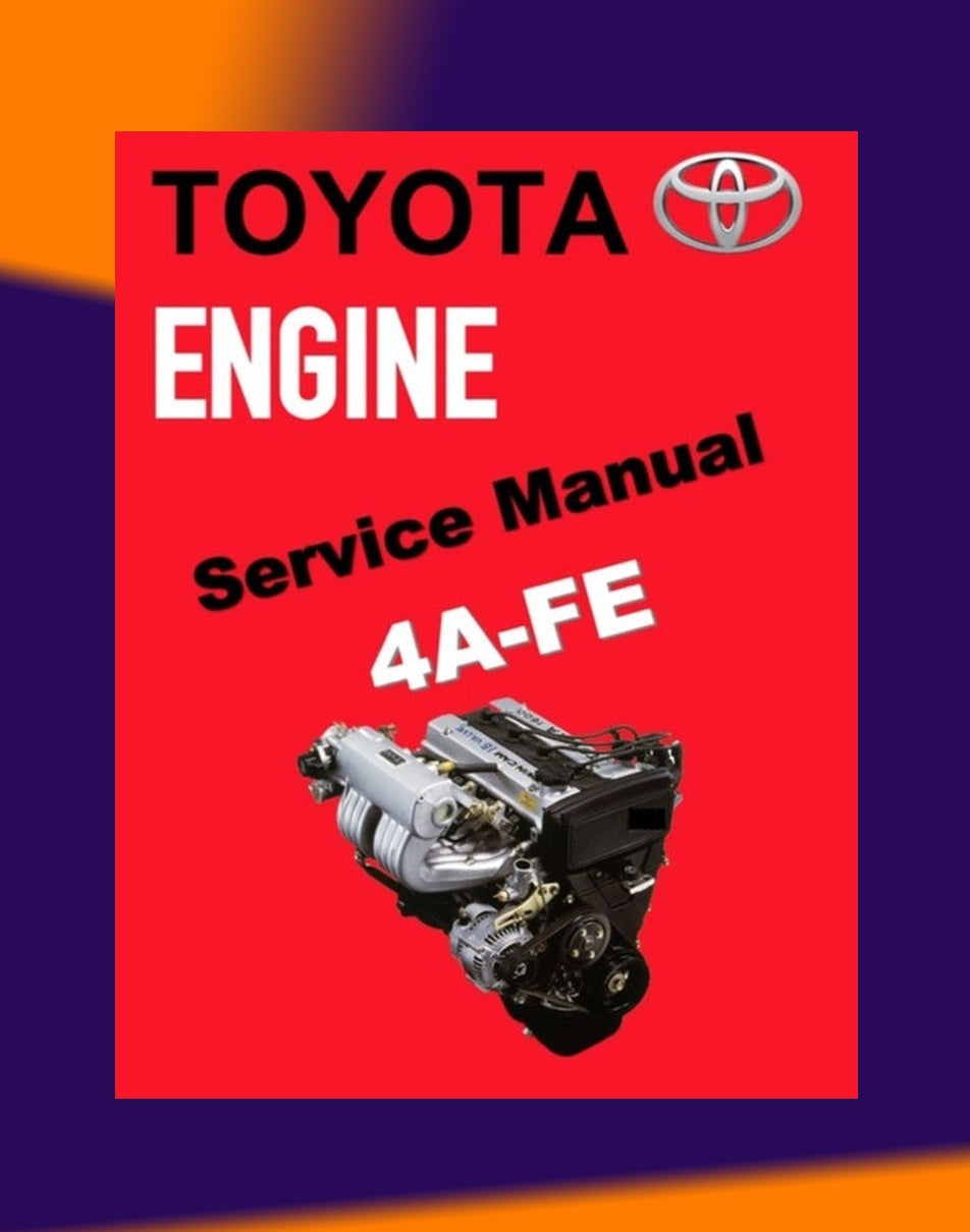 Toyota Engine 4A-FE Service Repair Workshop Manual