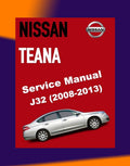 Nissan TEANA / ALTIMA J32 2008-2013 Full Manual Set – Repair & Maintenance Manual