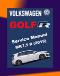 VW GOLF "R" MK7.5 2018 Full Manual Set – Repair & Maintenance Manual