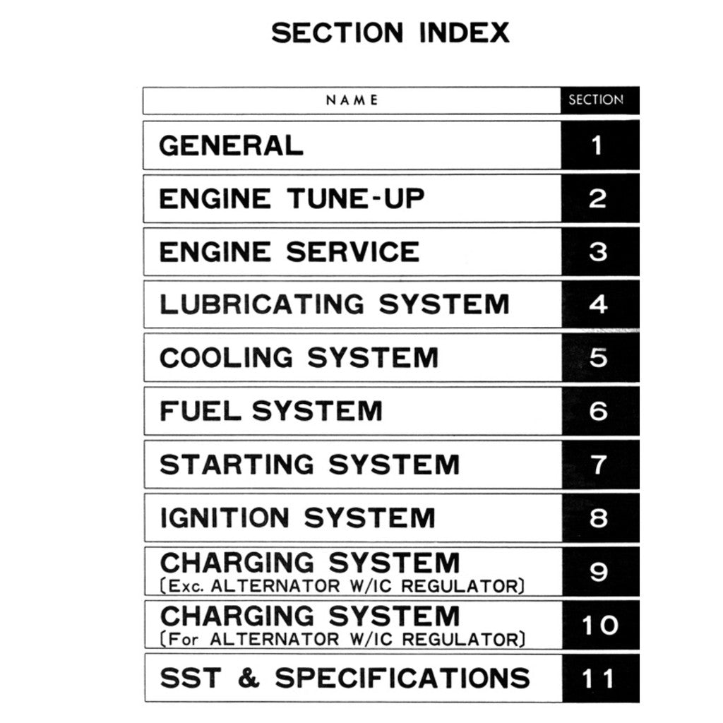 [CLASSIC] Toyota "4M" Engine 1977-1986 Full Manual Set – Repair Manual - page 2