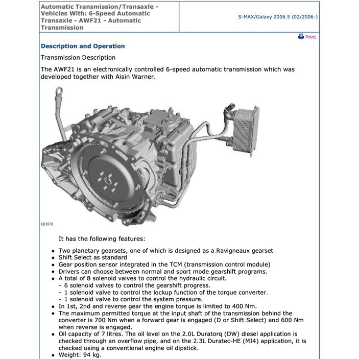 Ford S-MAX GALAXY 2006-2014 Full Manual Set – Repair & Maintenance Manual - page 4