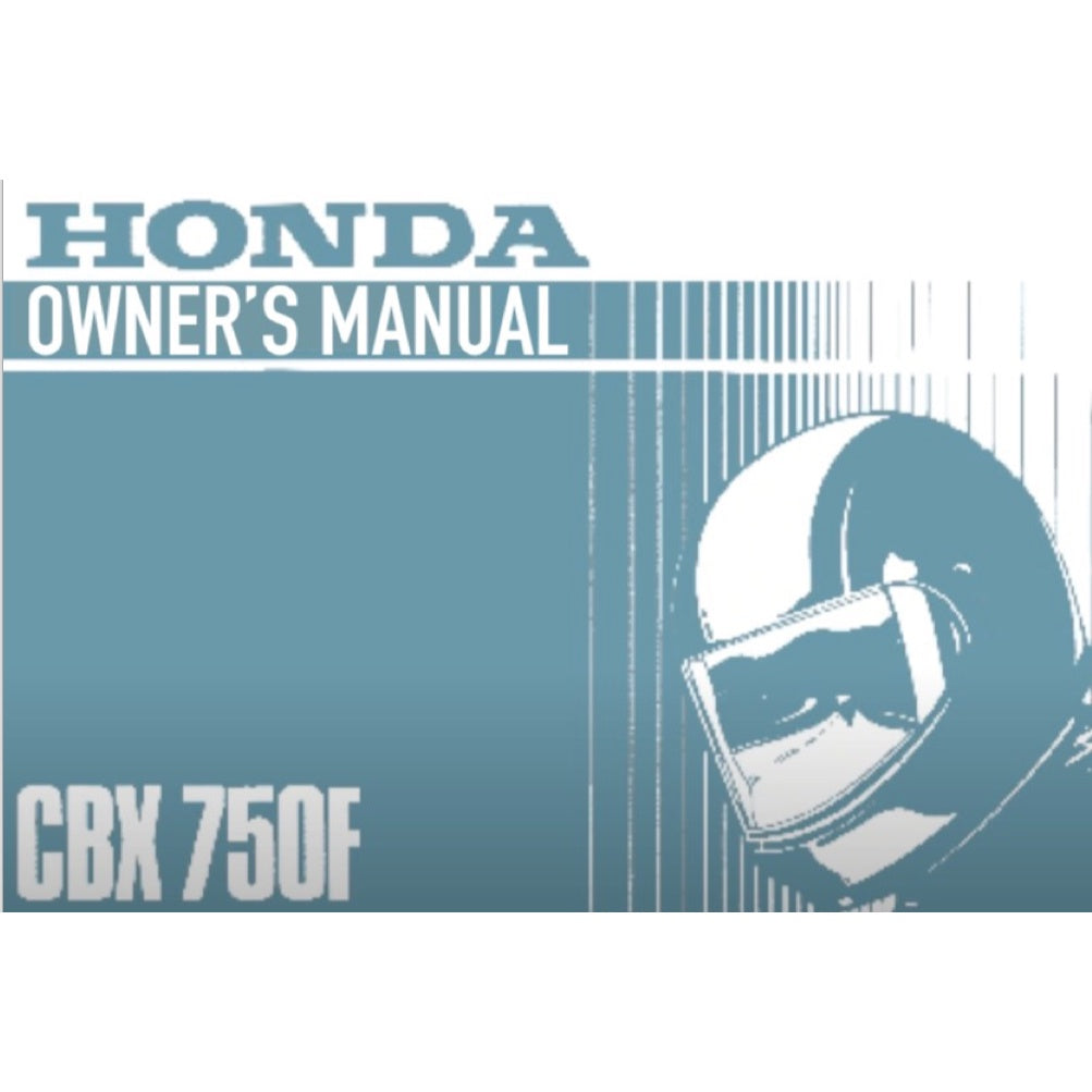Honda CBX 750F 1983-1988 Full Manual Set – Repair & Maintenance Manual and Spare Parts Catalog and User Handbook - page 9