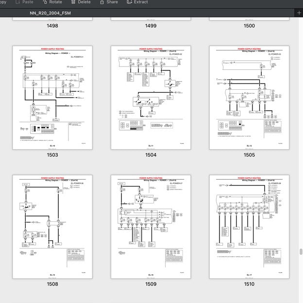 Nissan TERRANO II 1993-2005 Full Manual Set – Repair & Maintenance Manual - page 9