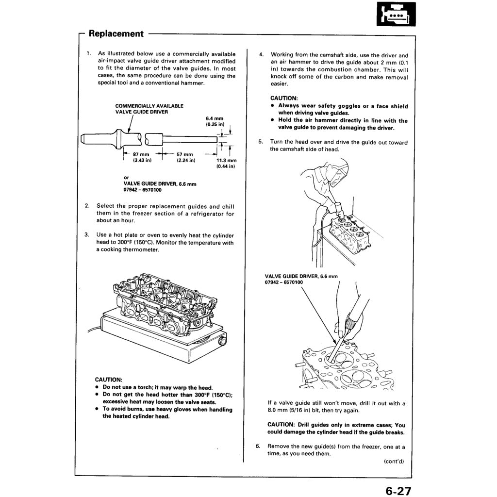 Honda INTEGRA Acura DB DC 1993-2001 Full Manual Set – Repair & Maintenance Manual and Supplement Type R - page 8