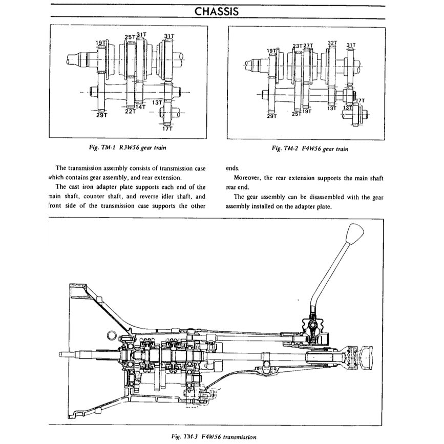 Datsun 1200 B110 1970-1973 Full Manual Set – Repair & Maintenance Manual - page 6