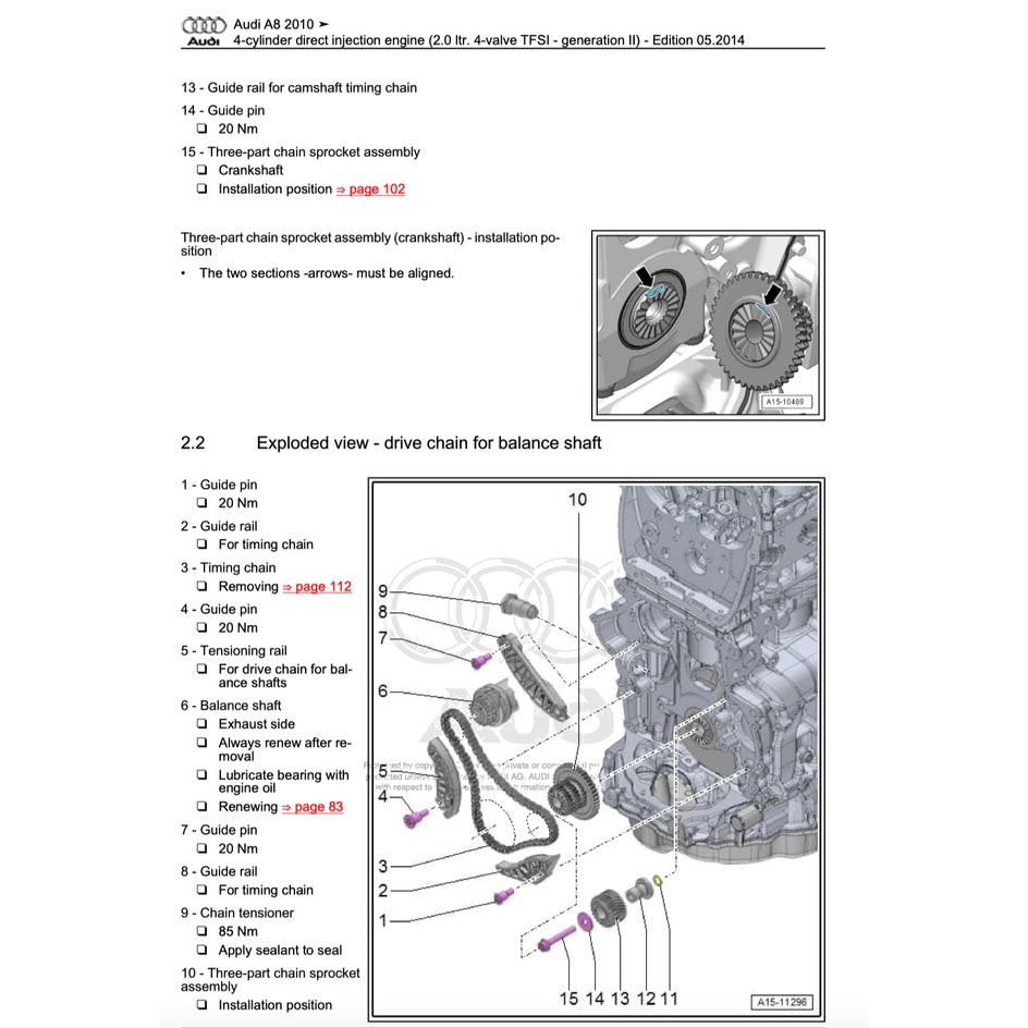 Audi A8 S8/D4/H4 2010-2017 Full Manual Set – Repair & Maintenance Manual - page 8