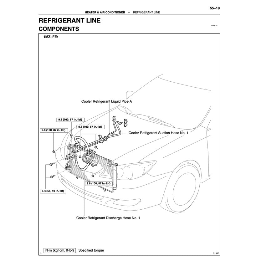 Toyota CAMRY ACV30 MCV30 2002-2006 Full Manual Set – Service WORKBOOK Workshop Manual - page 5