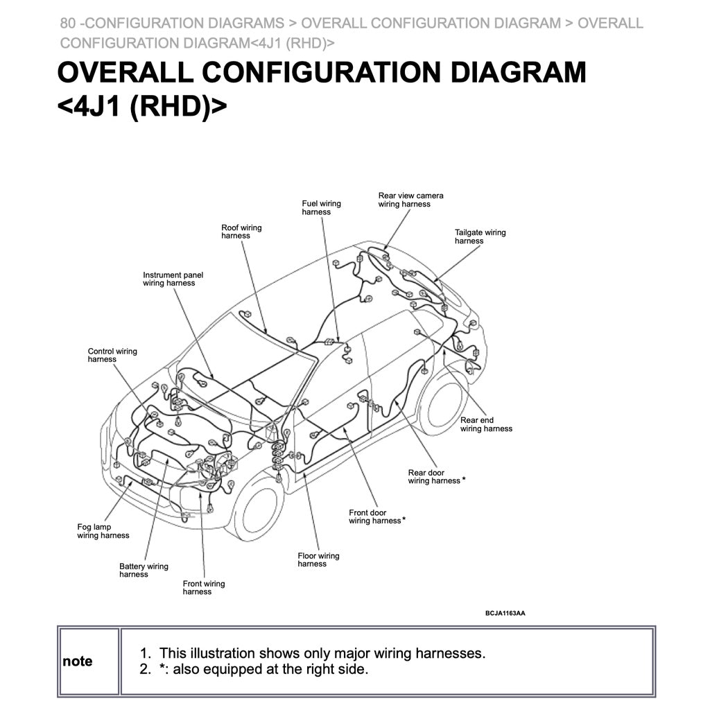 ASX Mitsubishi ASX 2020-2022 Full Manual Set – Repair & Maintenance Manual - page 7