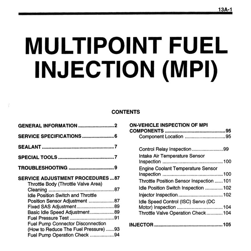 Proton PERDANA S4 1995-1998 Full Manual Set – Repair & Maintenance Manual WORKBOOK - page 5
