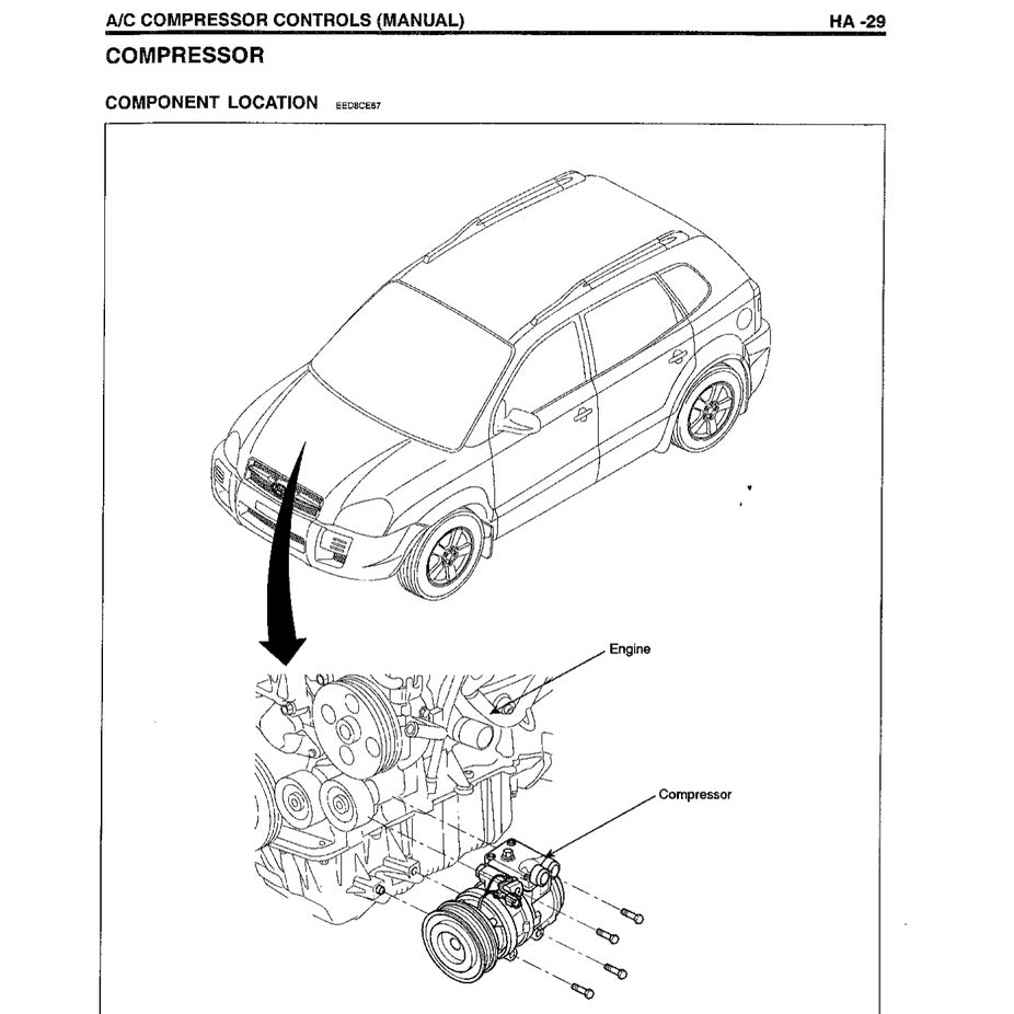 Hyundai TUCSON JM 2004-2009 Full Manual Set – Repair & Maintenance Manual - page 2