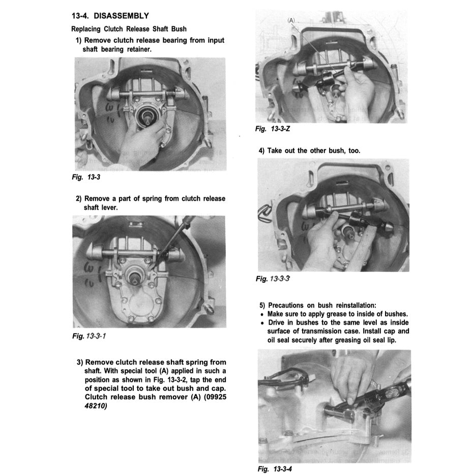 Suzuki JIMNY SAMURAI SJ413 1986-1995 Full Manual Set – Repair & Maintenance Manual and Supplement 2WDandEFI and Spare Parts Catalog - page 6