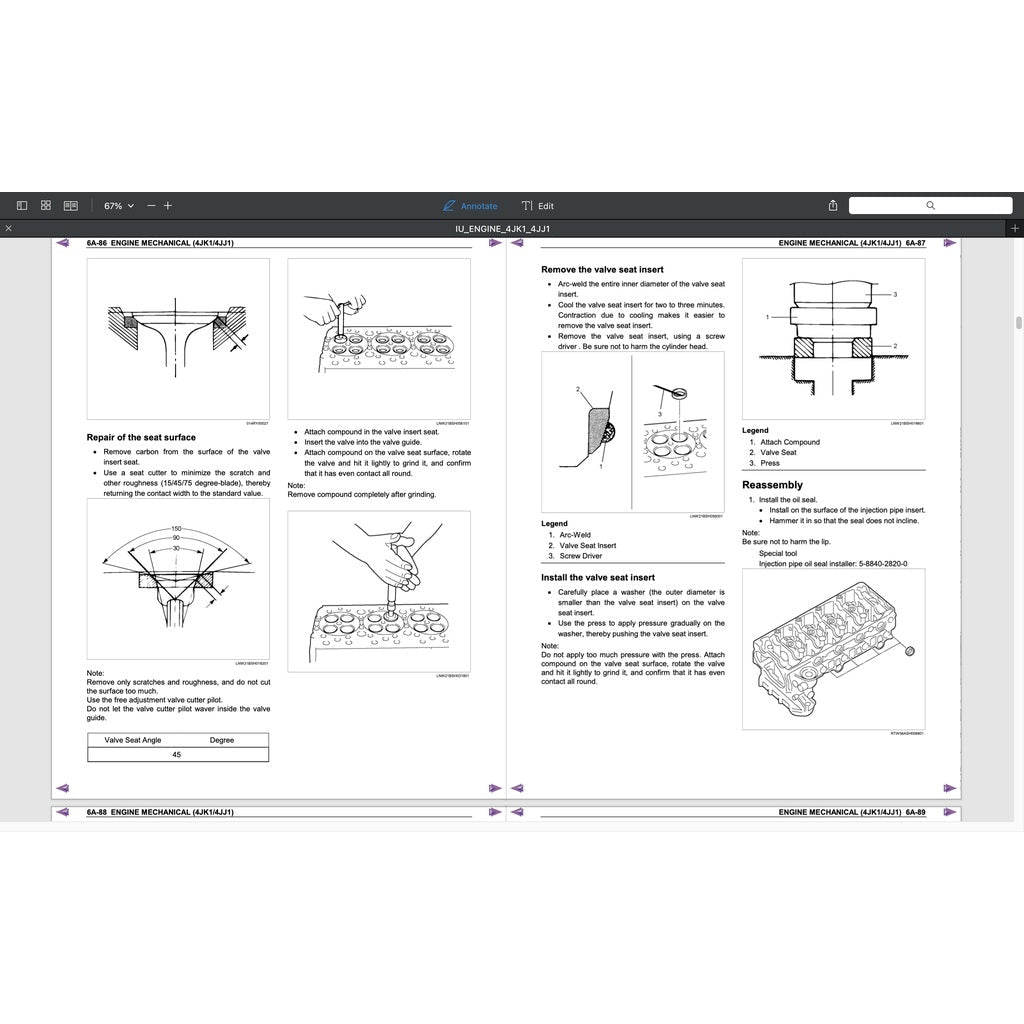 Isuzu Engine 4JK1 Workshop Repair Manual- Isuzu D-MAX - page 3