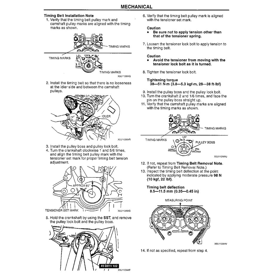Mazda MX-5 MIATA NB Series 1999-2004 Full Manual Set – Repair & Maintenance Manual - page 4
