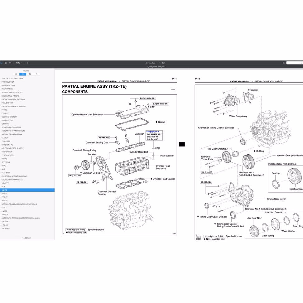 Toyota Land Cruiser Prado J120 2002-2009 Full Manual Set – Workshop Service Repair Manual - page 5