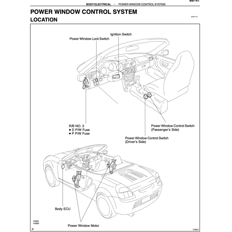 Toyota MR-2 SW30 - SPYDER 2000-2007 Full Manual Set – Repair & Maintenance Manual - page 6