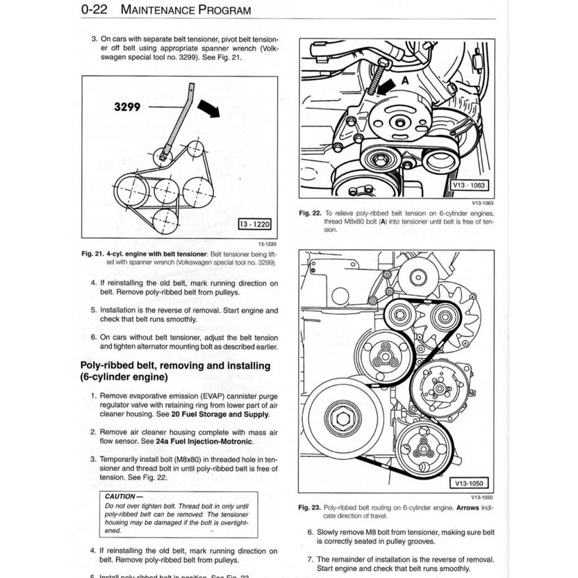 VW GOLF MK3 1993-1999 Full Manual Set – Repair & Maintenance Manual - page 6