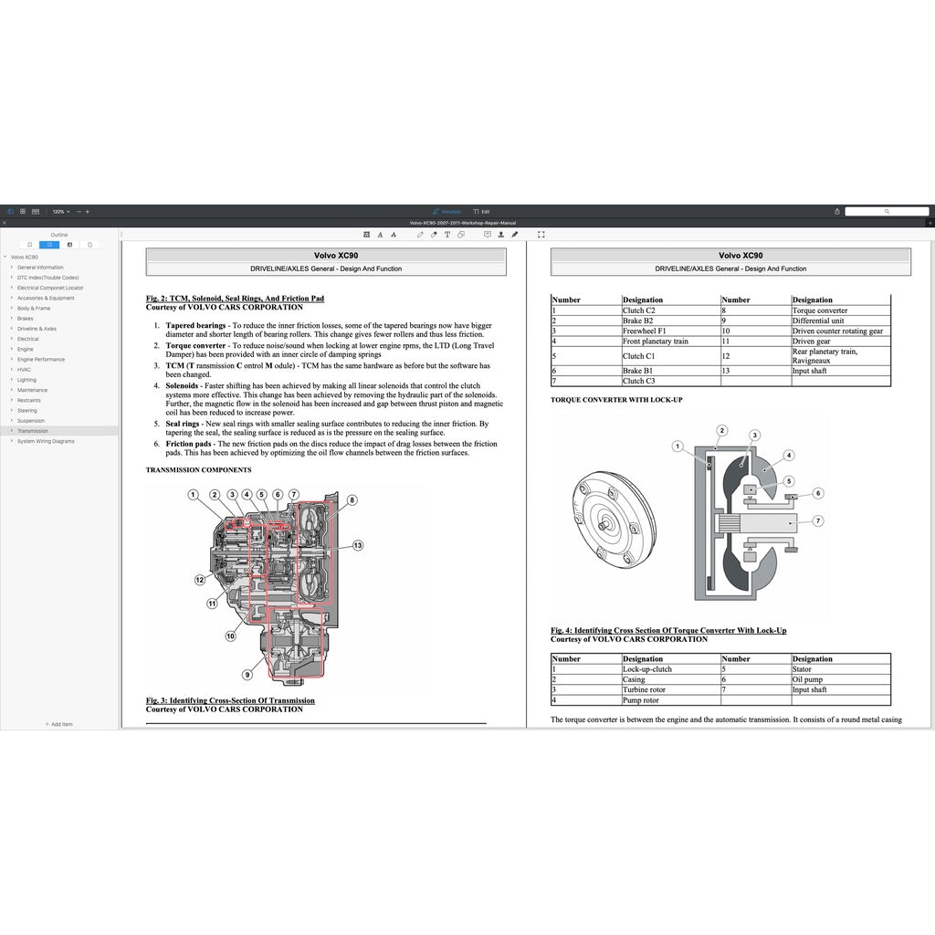 Volvo XC90 2007-2014 Full Manual Set – Repair & Maintenance Manual - page 7