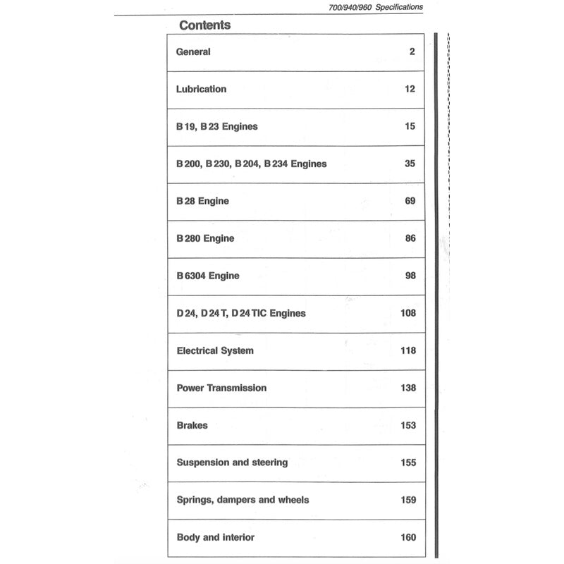 Volvo 940/960 1990-1998 Full Manual Set – Repair & Maintenance Manual - page 2