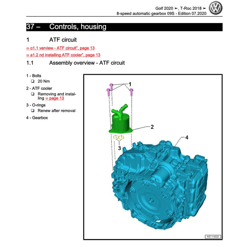 VW GOLF MK8 2020-2023 Full Manual Set – Repair & Maintenance Manual - page 8