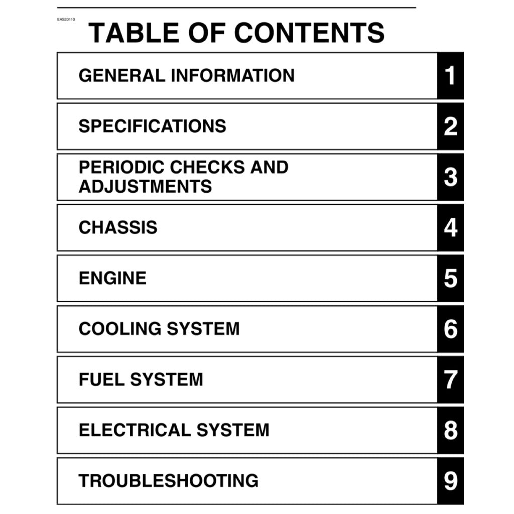 Yamaha TRACER MT-09 MT09 2015-2016 Full Manual Set – Repair & Maintenance Manualand Spare Parts Catalog and User Handbook - page 2