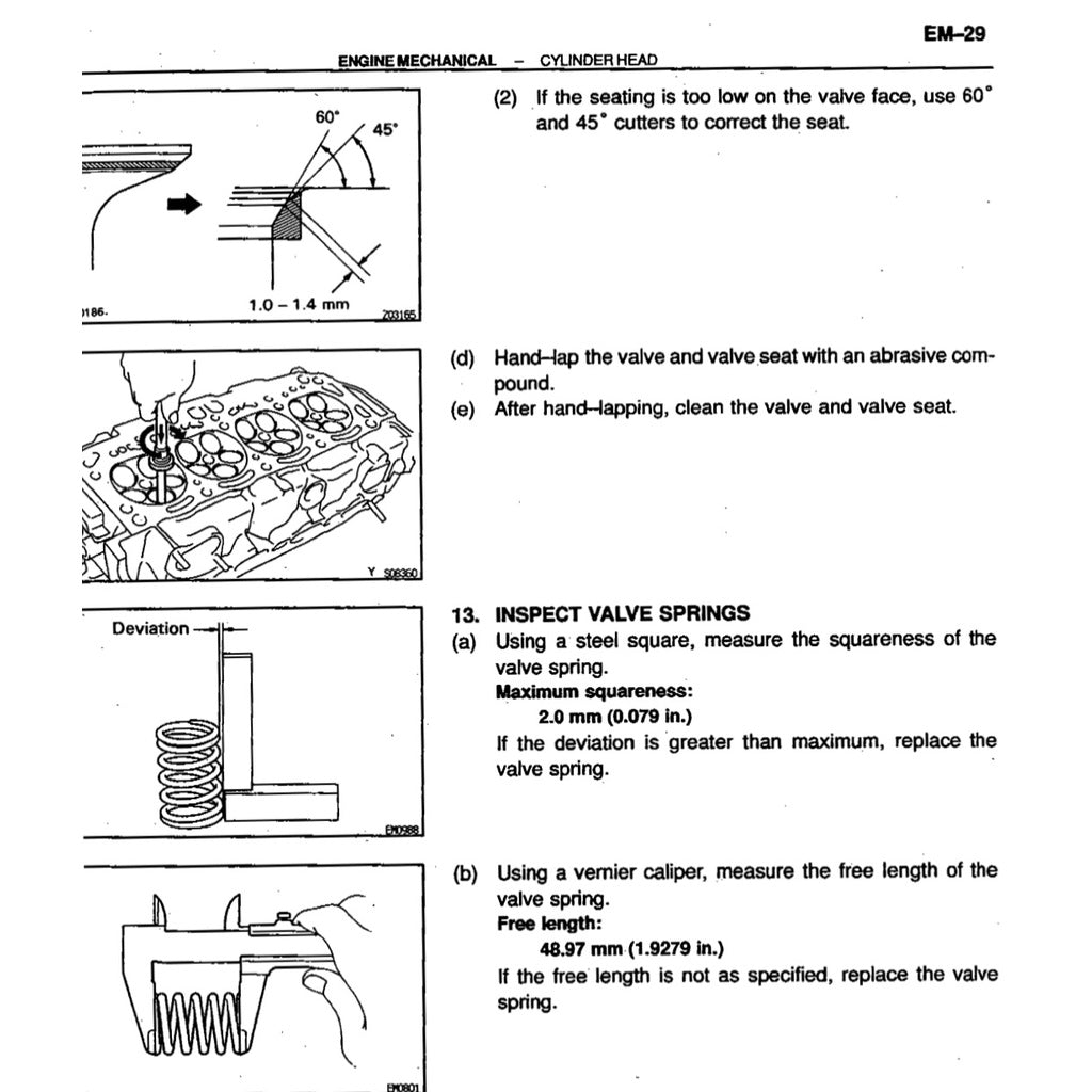 4AGE Toyota Engine 4A-GE 20V Full Manual Set – "BLACKTOP" Repair & Maintenance Manual and Diagnostic Manual and Wiring DIAGRAMS/ECU PINOUTS - page 5