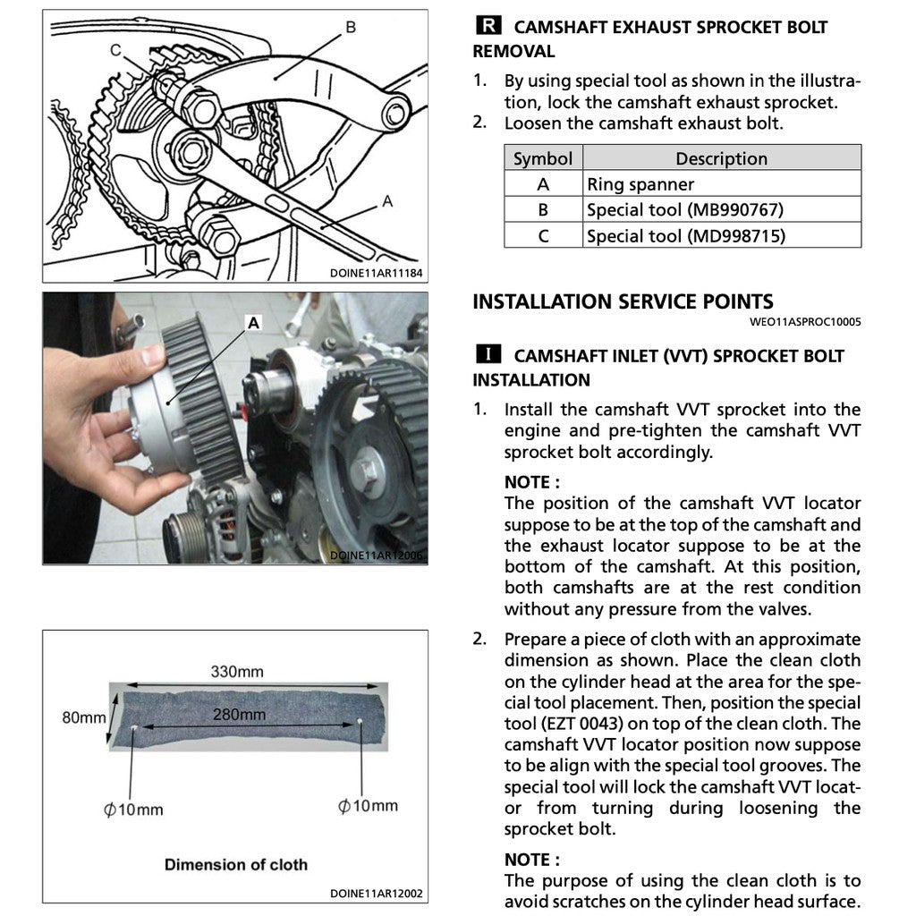Proton CAMPRO S4P-CFE TURBO Full Manual Set – Engine Workshop Manual and Wiring & HARNESS Diagrams - page 6