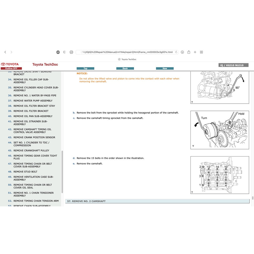 Toyota IQ 2008-2015 Full Manual Set – Repair & Maintenance Manual - page 5