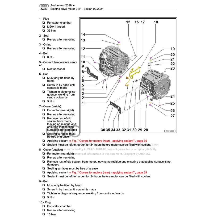 Audi e-tron EV 2019+ Full Manual Set – Repair & Maintenance Manual - page 6