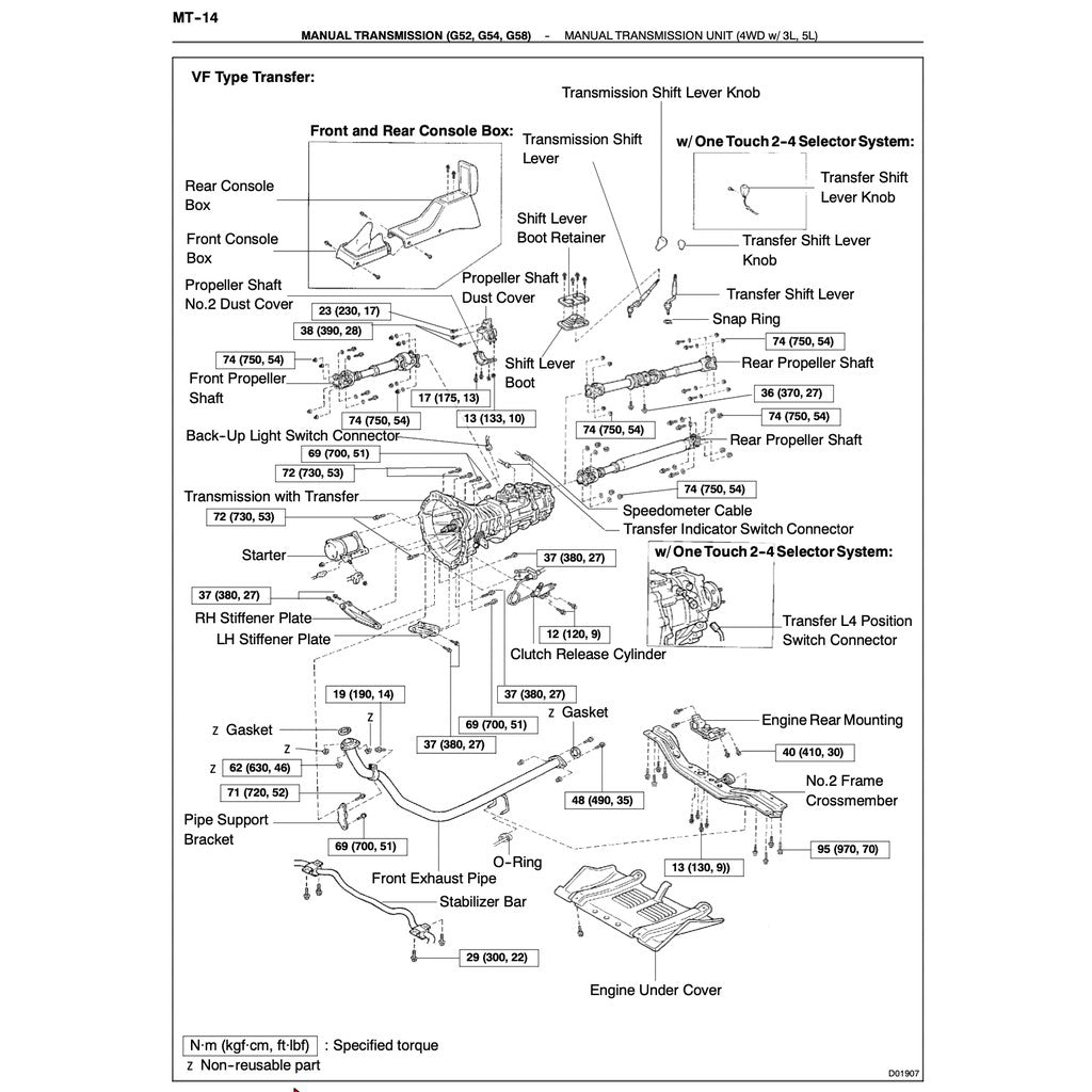 Toyota HILUX "SR" N140/150/160/170/190 1997-2005 Full Manual Set – Repair & Maintenance Manual - page 3