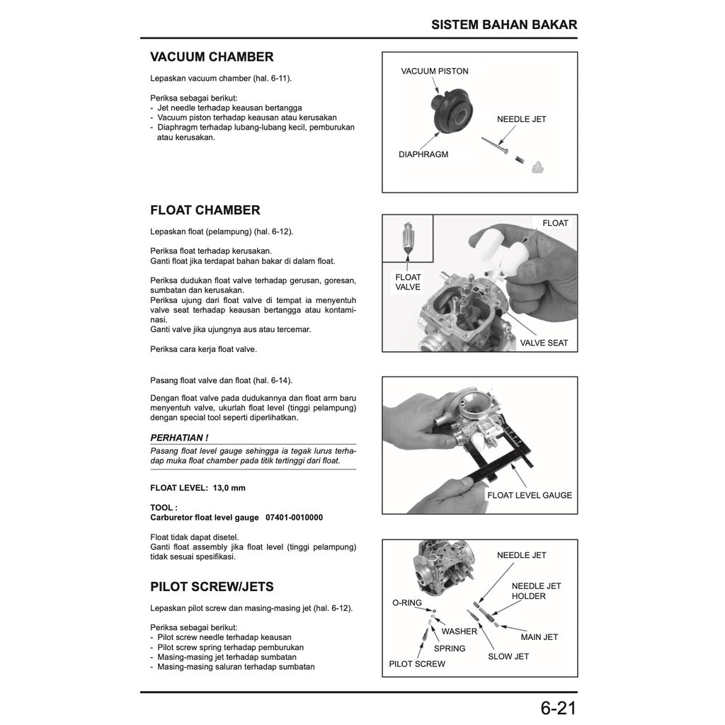 Honda VARIO 150 BEAT 110 Workshop Repair Manual / BUKU PEDOMAN REPARASI - page 5
