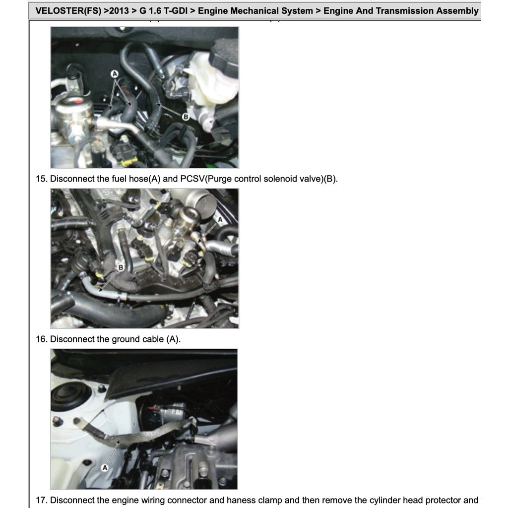 Hyundai VELOSTER FS 2011-2018 Full Manual Set – Repair & Maintenance Manual - page 3
