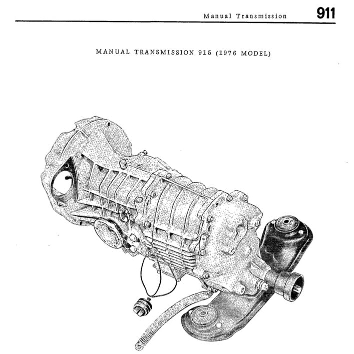 Porsche 911 1970-1983 Full Manual Set – Repair & Maintenance Manual and Spare Parts Catalog - page 5
