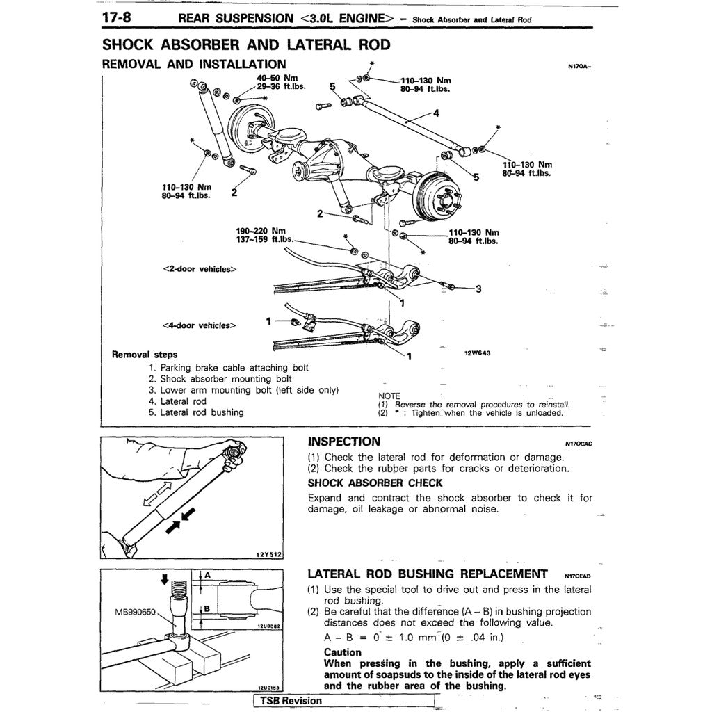 Mitsubishi PAJERO L040 1982-1991 Full Manual Set – Repair & Maintenance Manual - page 8