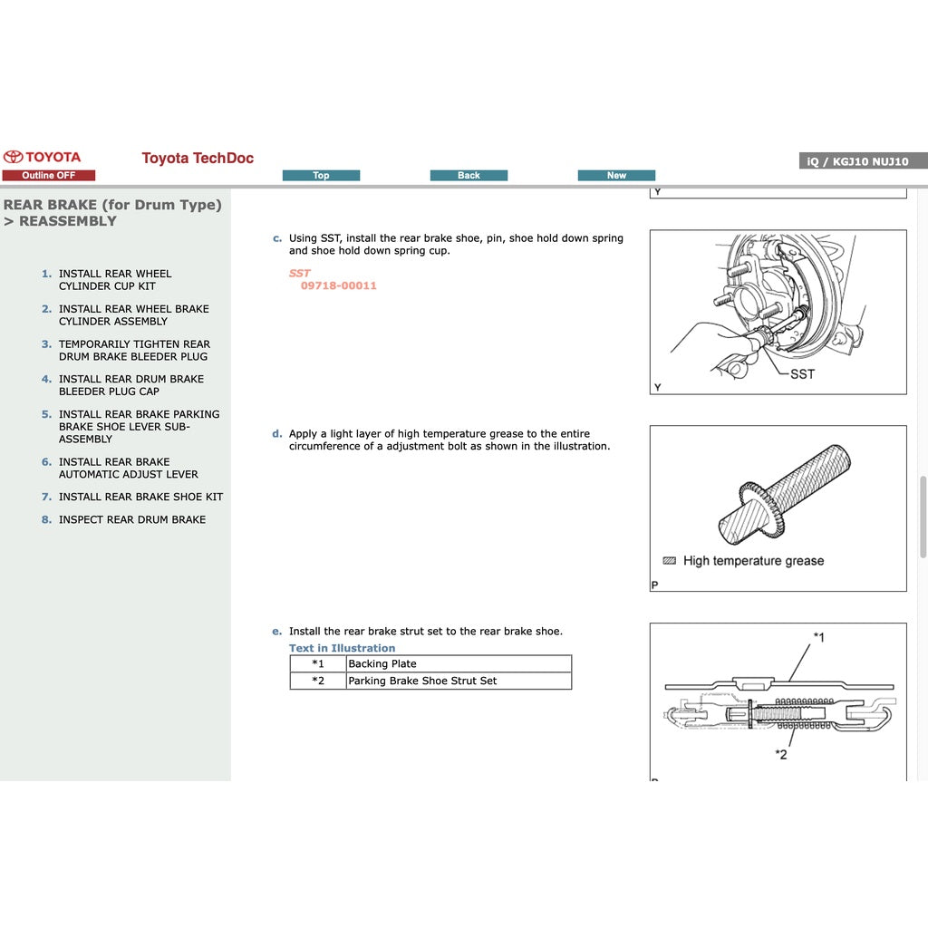 Toyota IQ 2008-2015 Full Manual Set – Repair & Maintenance Manual - page 6