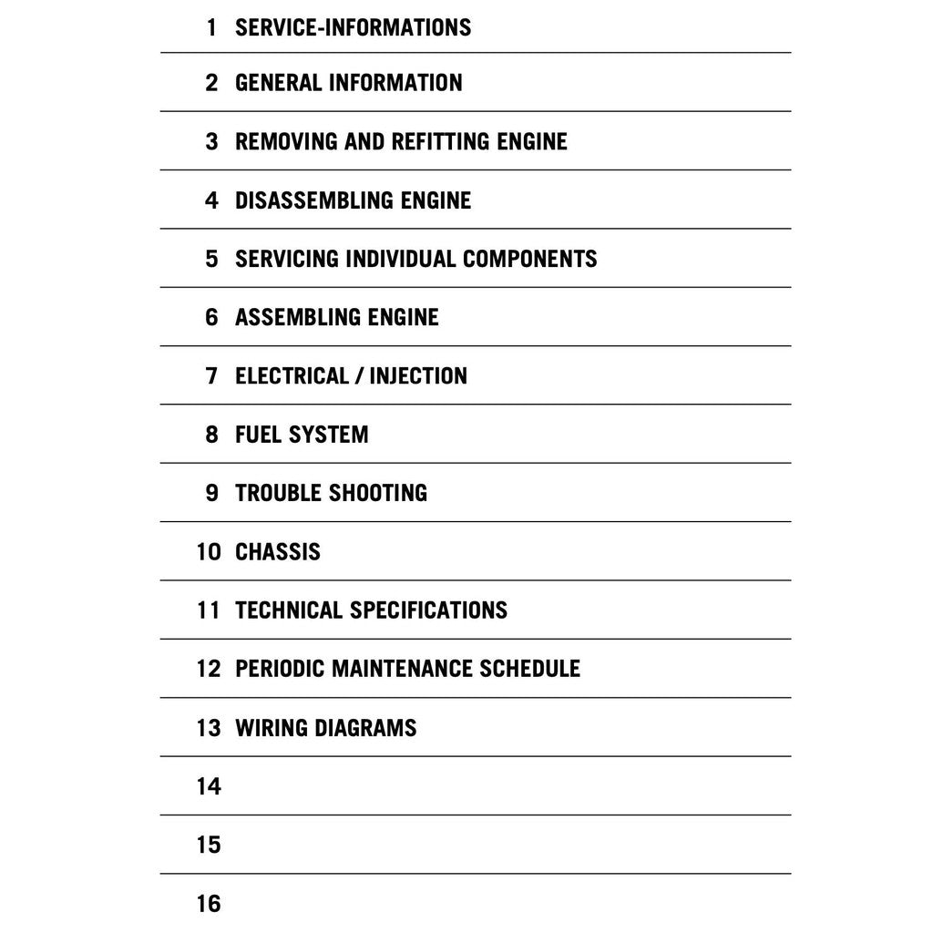 KTM 950/990 ADVENTURE 2003-2008 Full Manual Set – Service Repair Workshop Manual and Spare Parts Catalog and User Handbook - page 2