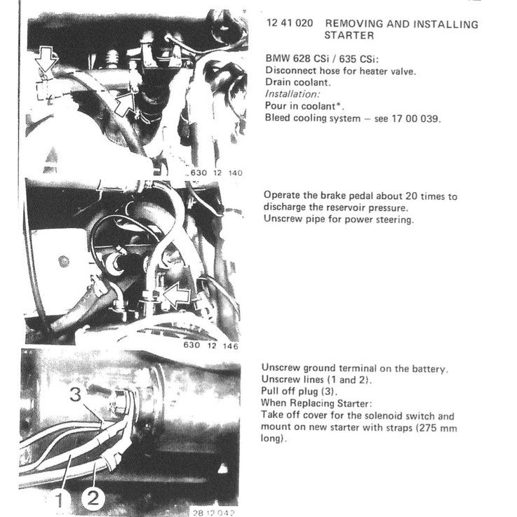 BMW 628/630/633/635 CSI Type E24 1983-1989 Full Manual Set – Repair & Maintenance Manual - page 7