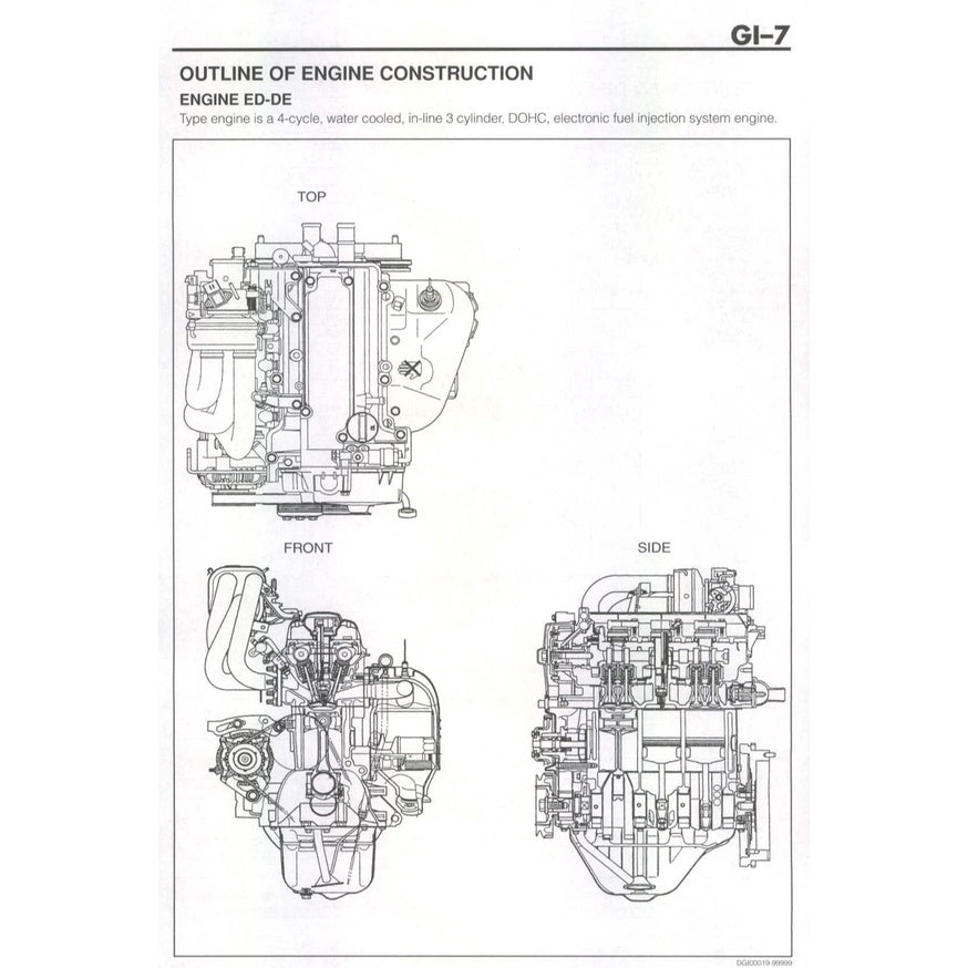 Perodua KANCIL MK2 2002-2009 Full Manual Set – Repair & Maintenance Manual - page 3