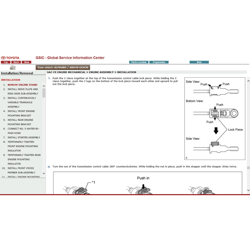Toyota ALPHARD / VELLFIRE ANH20/GGH20 2008-2015 Full Manual Set – Repair & Maintenance Manual - page 4