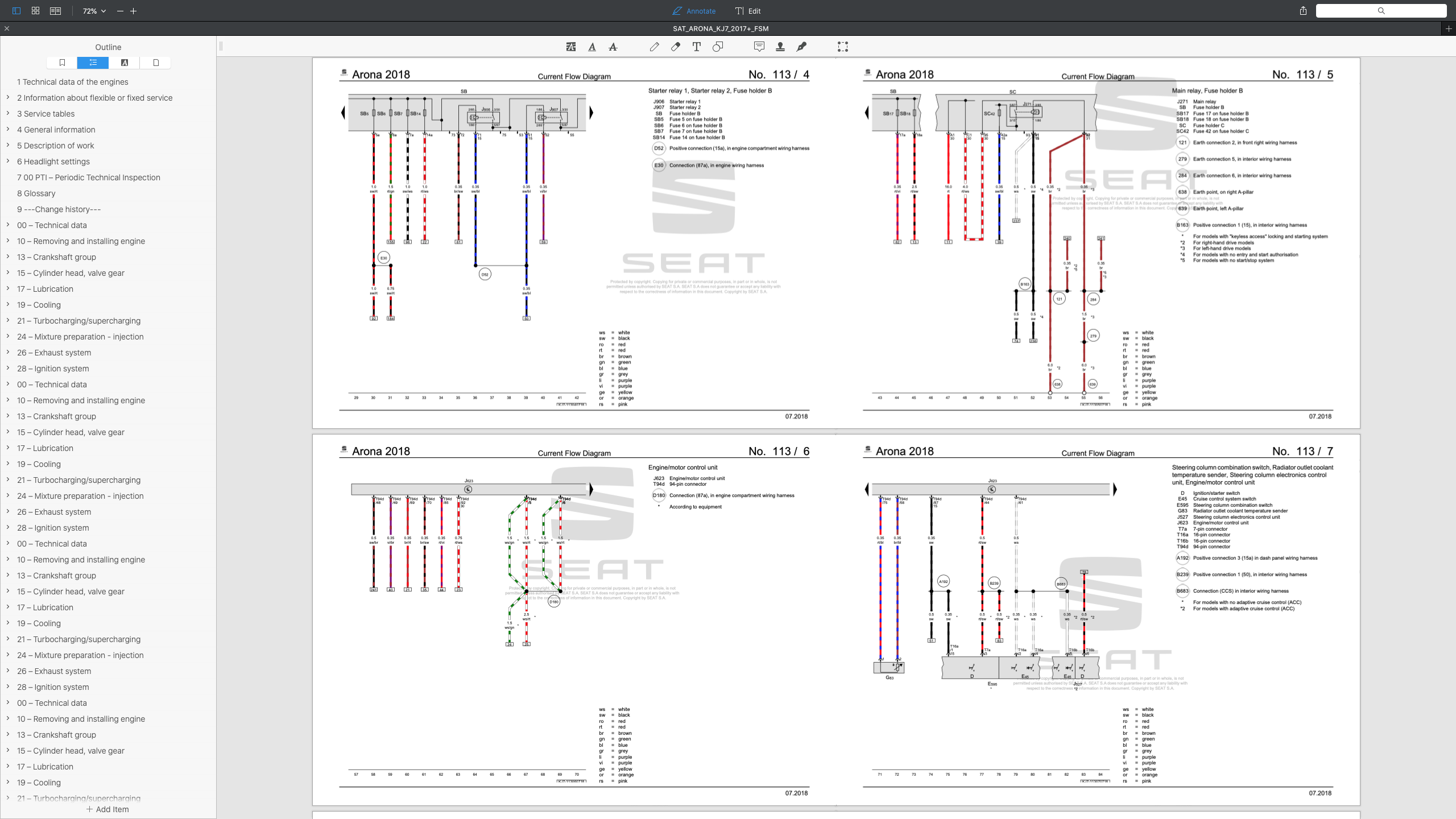 SEAT LEON 5F 2012-2020 Full Manual Set – Repair & Maintenance Manual - page 10