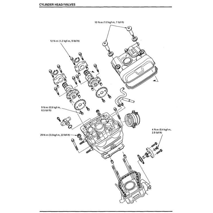 Honda CBR150R 2002-2012 Full Manual Set – Repair & Maintenance Manual and Spare Parts Catalog and User Handbook - page 7